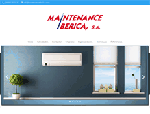 Tablet Screenshot of maintenanceiberica.com